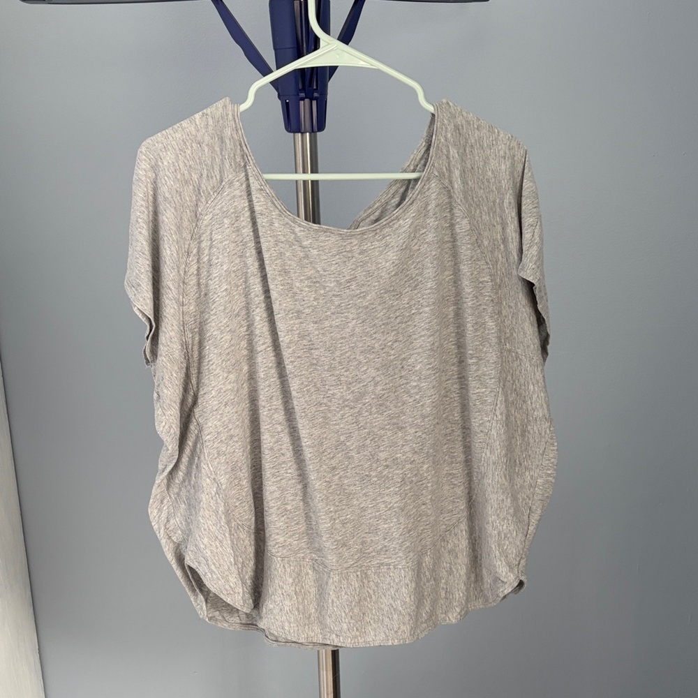 Anthropologie Gray Women's Square Top Size L